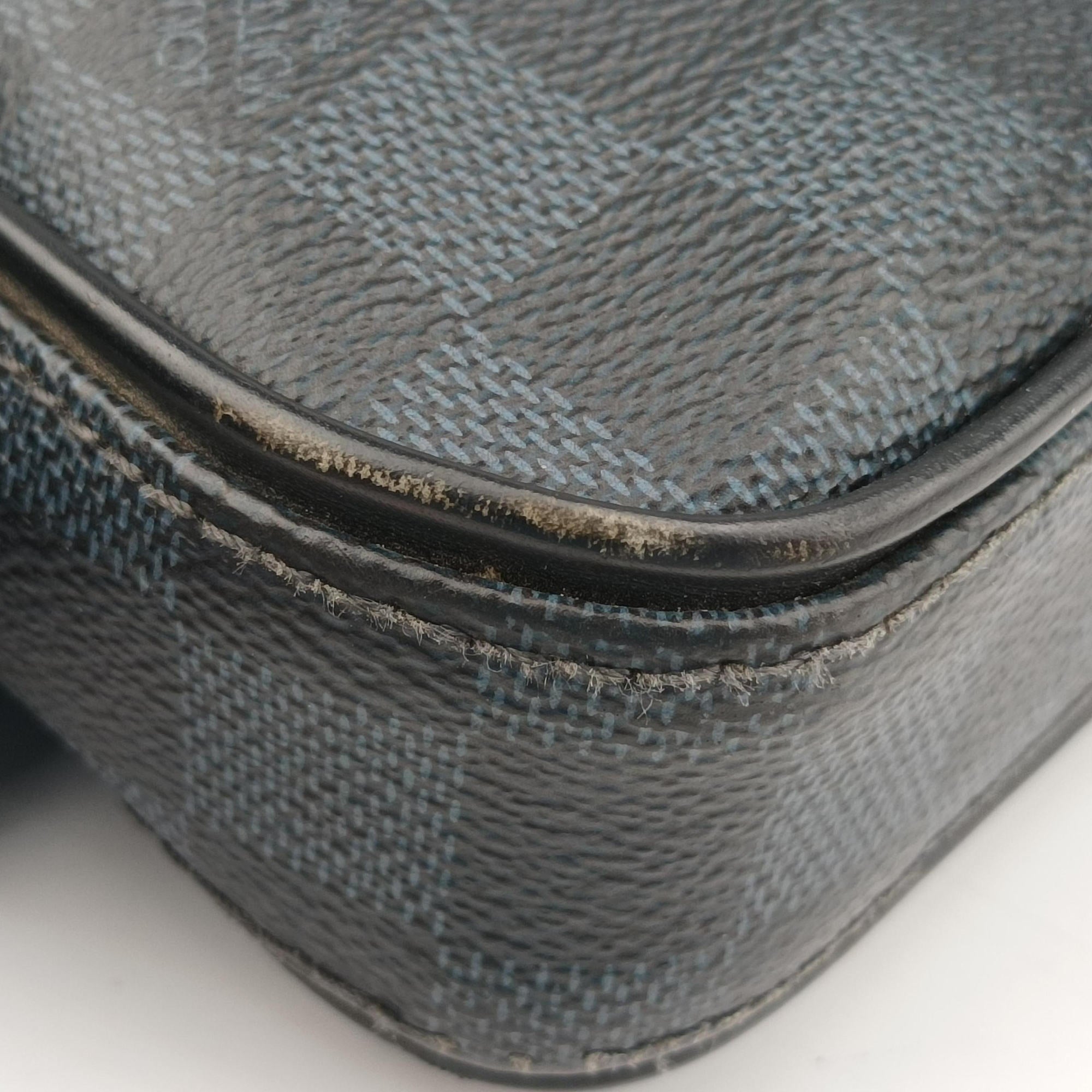 Dandy MM Cobalt Damier Coated Canvas × Leather N63298 TR3176ダンディ MM  コバルト ダミエ コーティングキャンバス × レザー N63298 TR3176