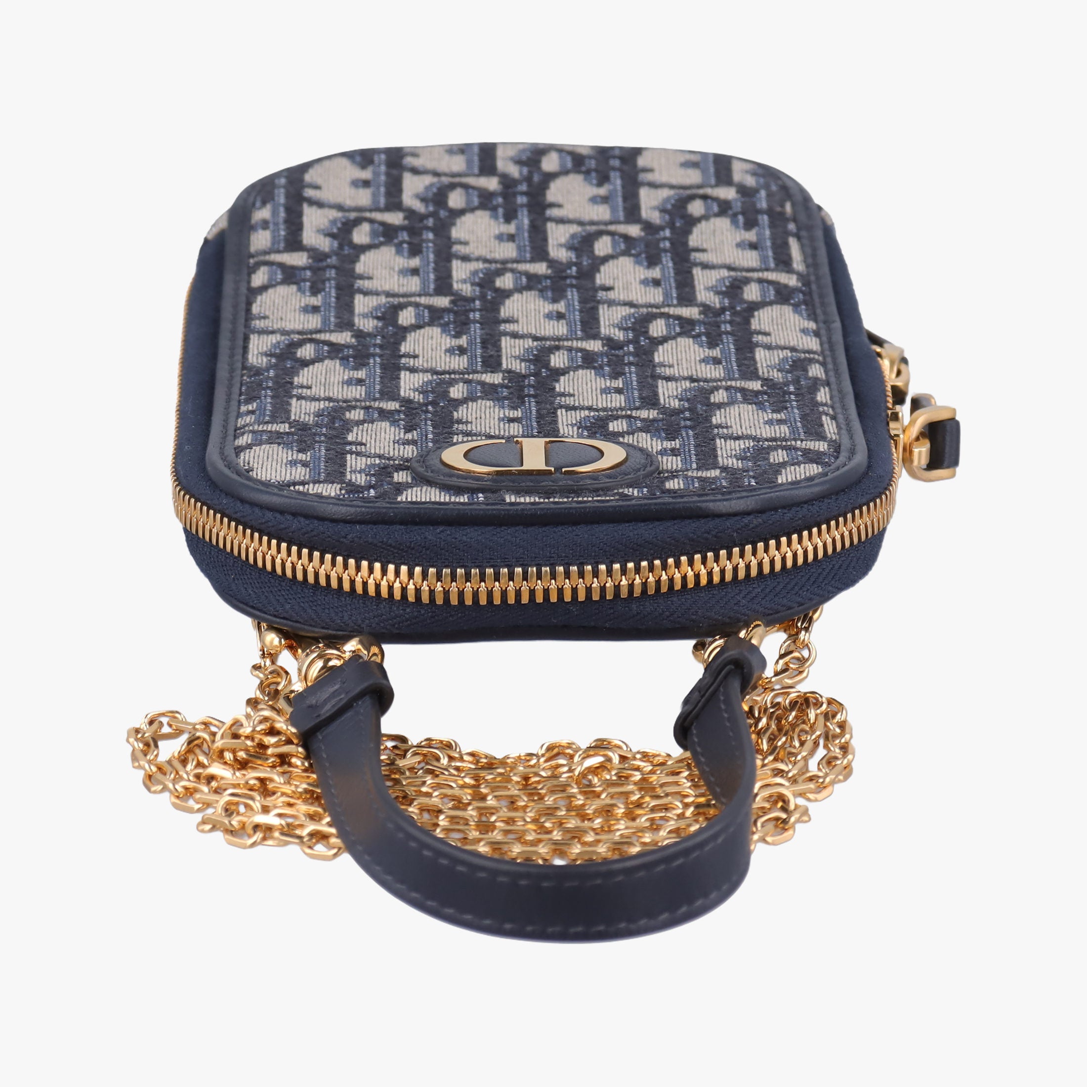 Oblique 30 Montaigne Phone Holder Navy Oblique jacquard 43-MA-0290オブリーク 30 モンテーニュ フォン ホルダー ネイビー ジャカード 43-MA-0290
