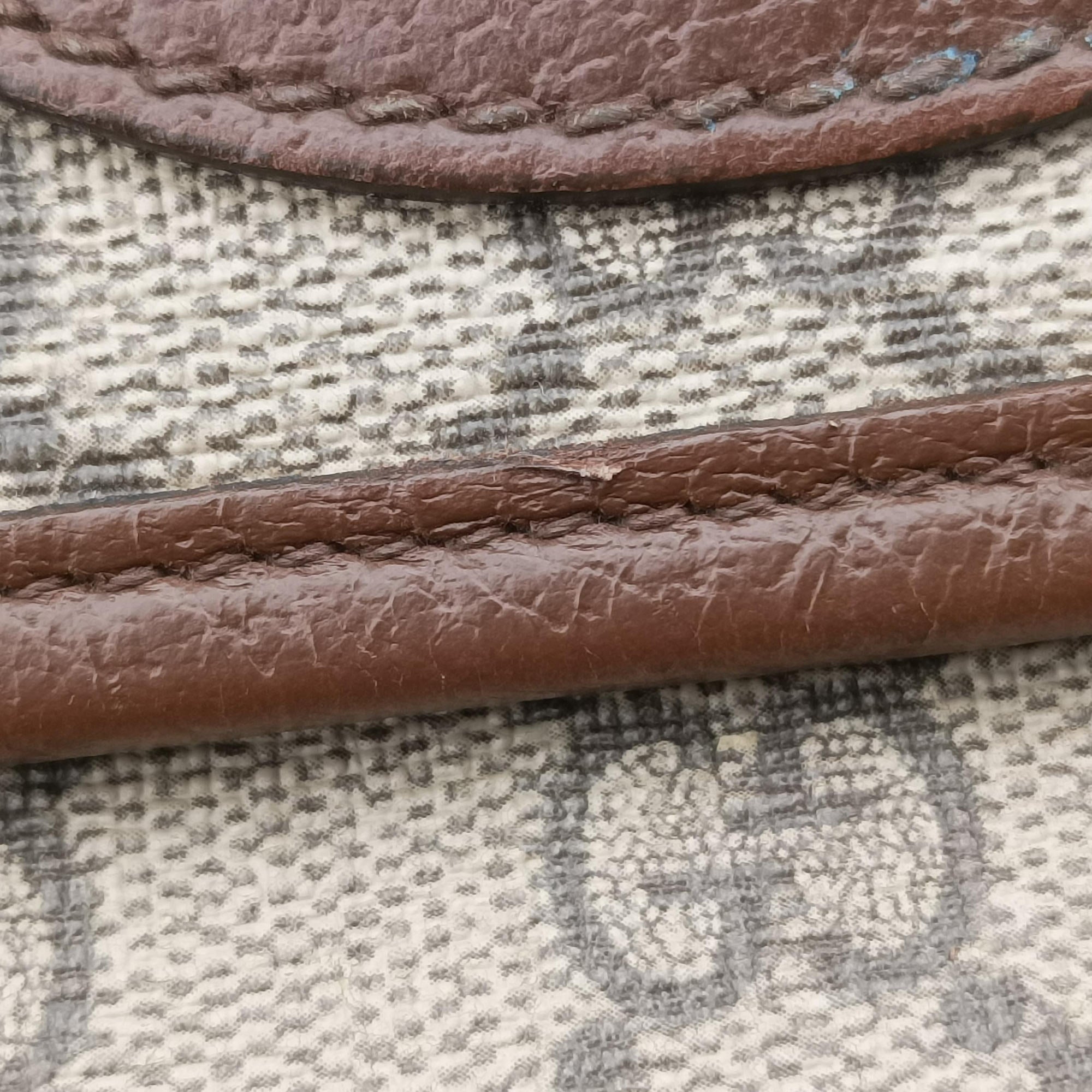 NEO VINTAGE GG Supreme Brown PVC coated canvas×Leather 493930 H030165709ネオ ヴィンテージ GGスプリーム ブラウン PVCコーティングキャンバス×レザー 493930 H030165709