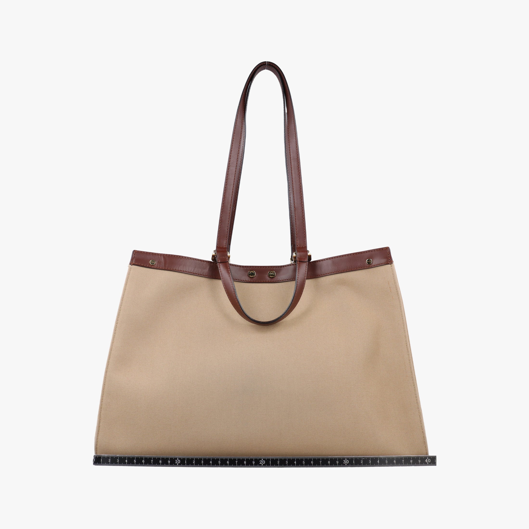 Peekaboo Beige canvas×leather 8BH374 8BH374-A9P6-218-12035ピーカブー ベージュ キャンバス×レザー 8BH374 8BH374-A9P6-218-12035