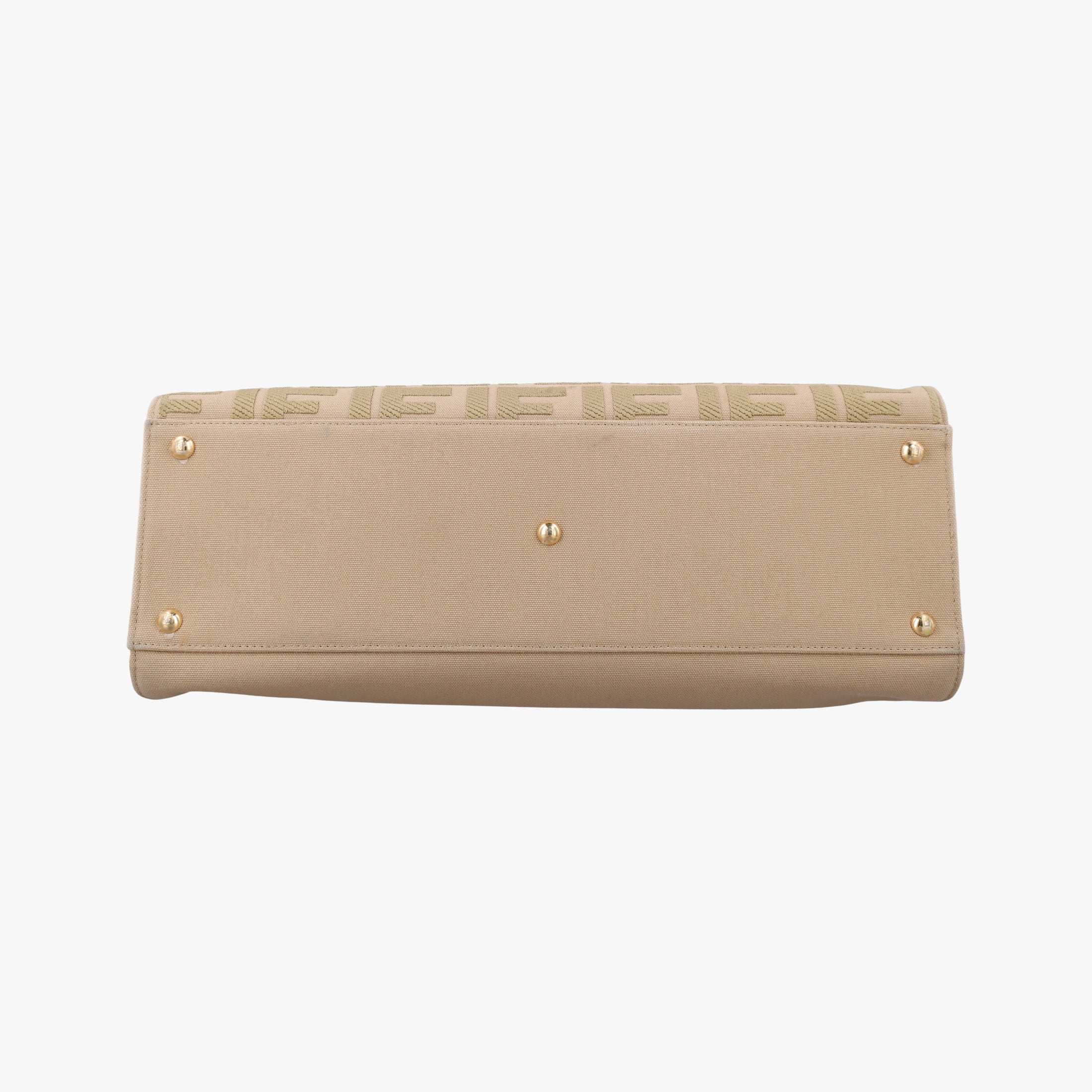 Peekaboo Beige canvas×leather 8BH374 8BH374-A9P6-218-12035ピーカブー ベージュ キャンバス×レザー 8BH374 8BH374-A9P6-218-12035