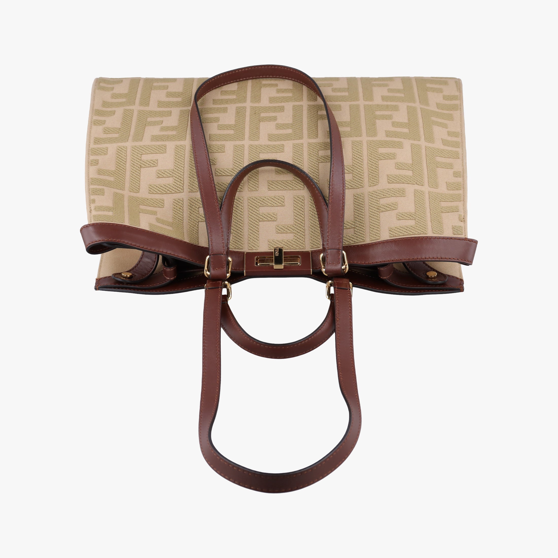 Peekaboo Beige canvas×leather 8BH374 8BH374-A9P6-218-12035ピーカブー ベージュ キャンバス×レザー 8BH374 8BH374-A9P6-218-12035