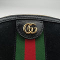Ophidia Black Suede×leather 499621 E026472673オフィディア ブラック スエード×レザー 499621 E026472673