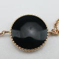 Rose des Vents medallion　 Black×golden AU750 073260ローズデヴァン メダリオン ブラック×ゴールド AU750 073260