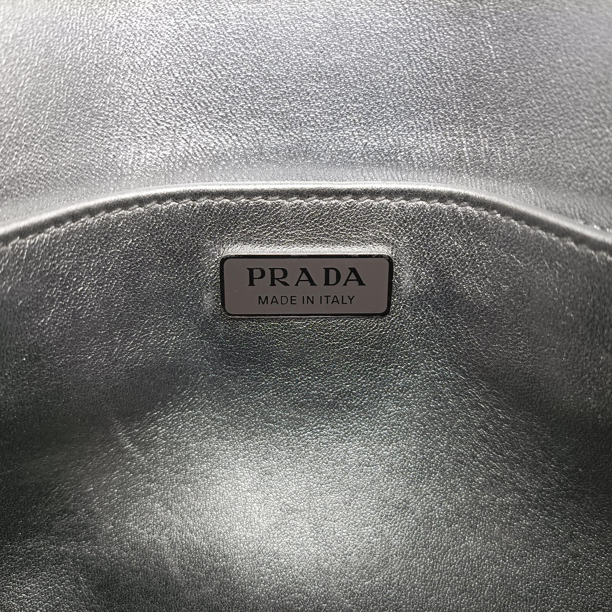Cleo Flap Silver Leather 7/Dクレオフラップ シルバー レザー 7/D