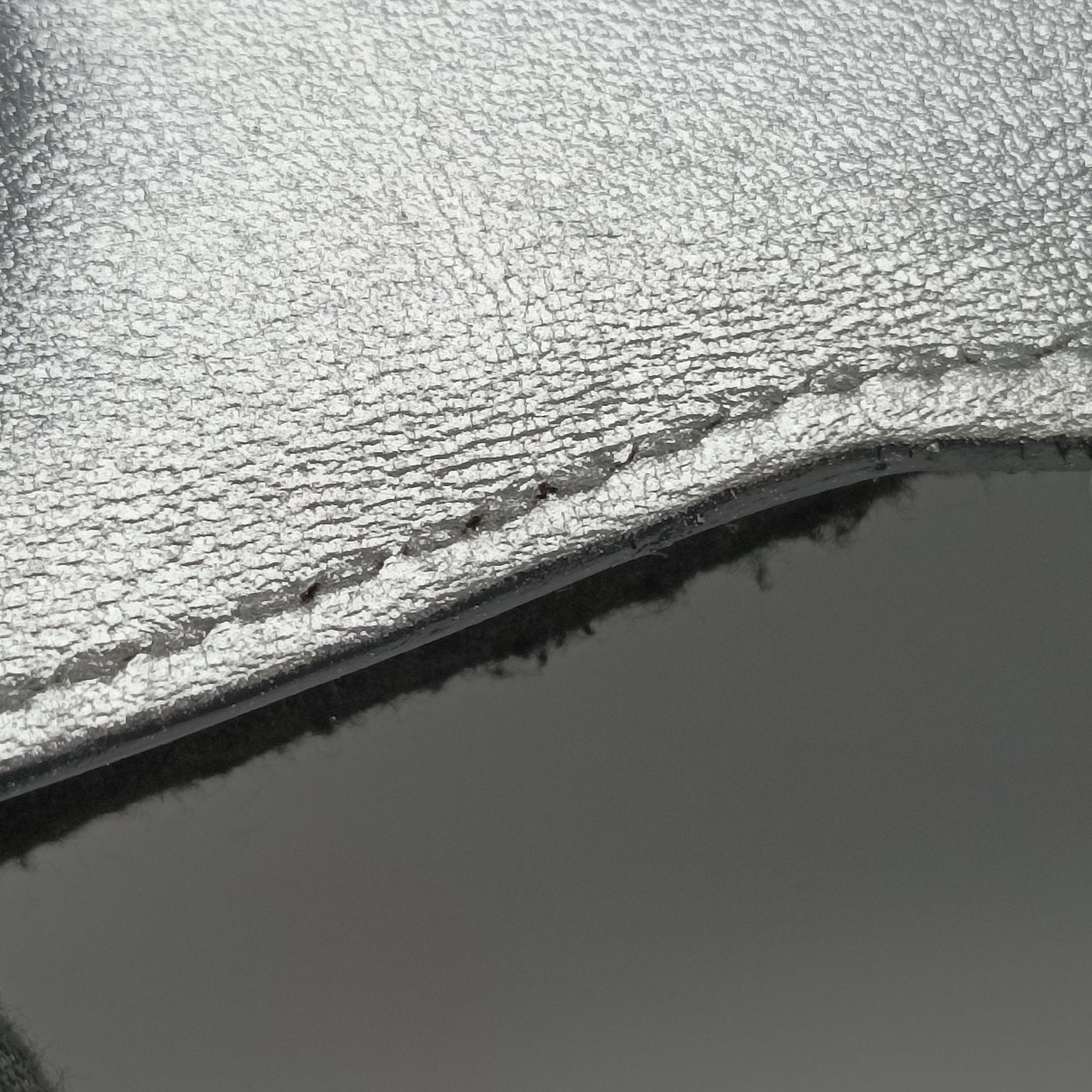 Cleo Flap Silver Leather 7/Dクレオフラップ シルバー レザー 7/D