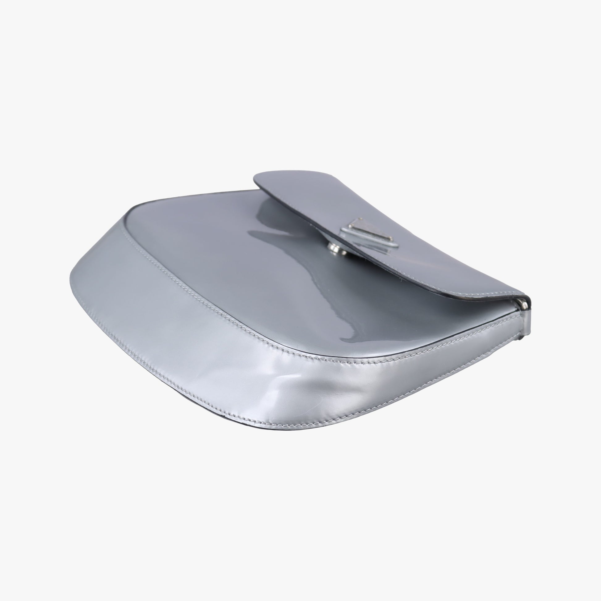 Cleo Flap Silver Leather 7/Dクレオフラップ シルバー レザー 7/D