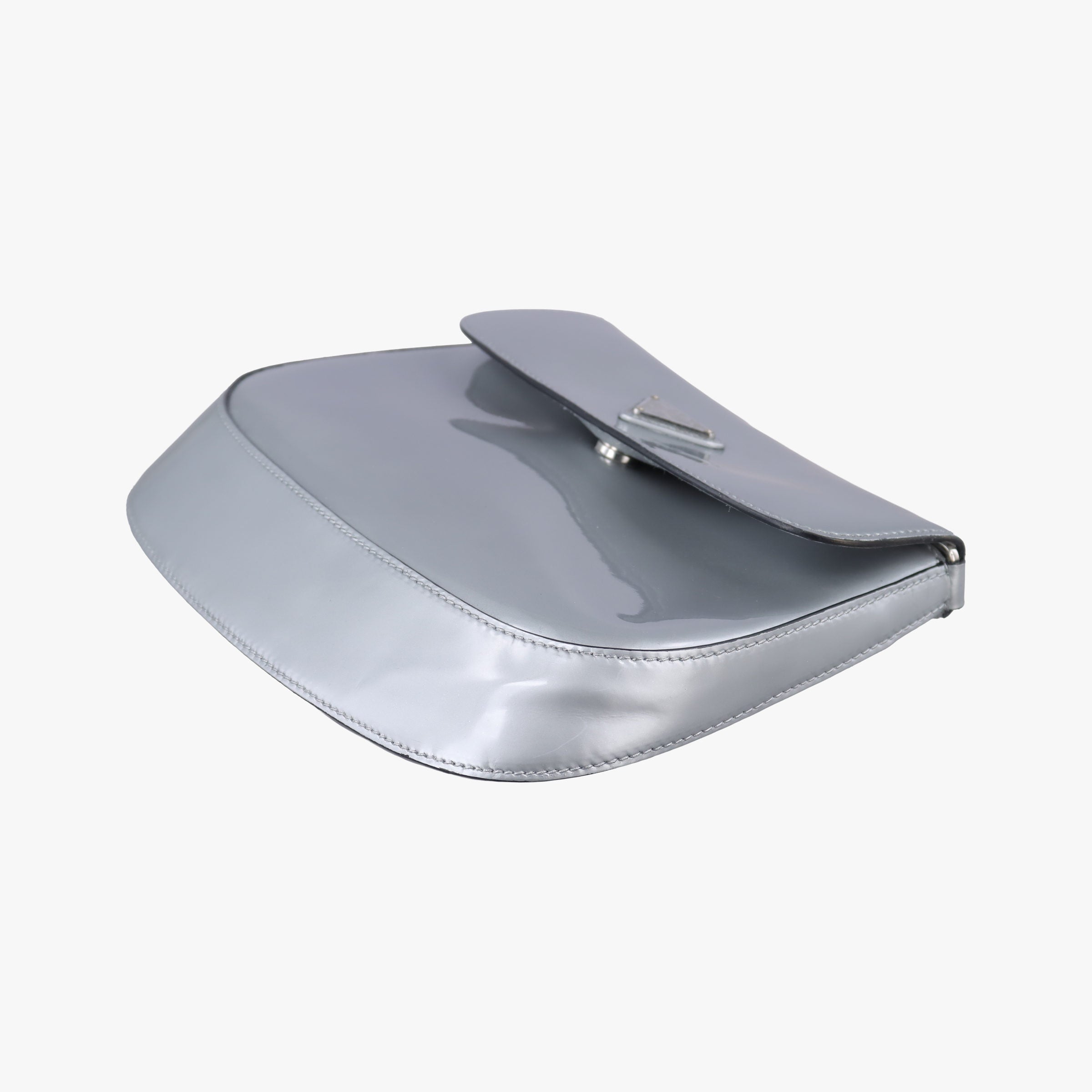 Cleo Flap Silver Leather 7/Dクレオフラップ シルバー レザー 7/D