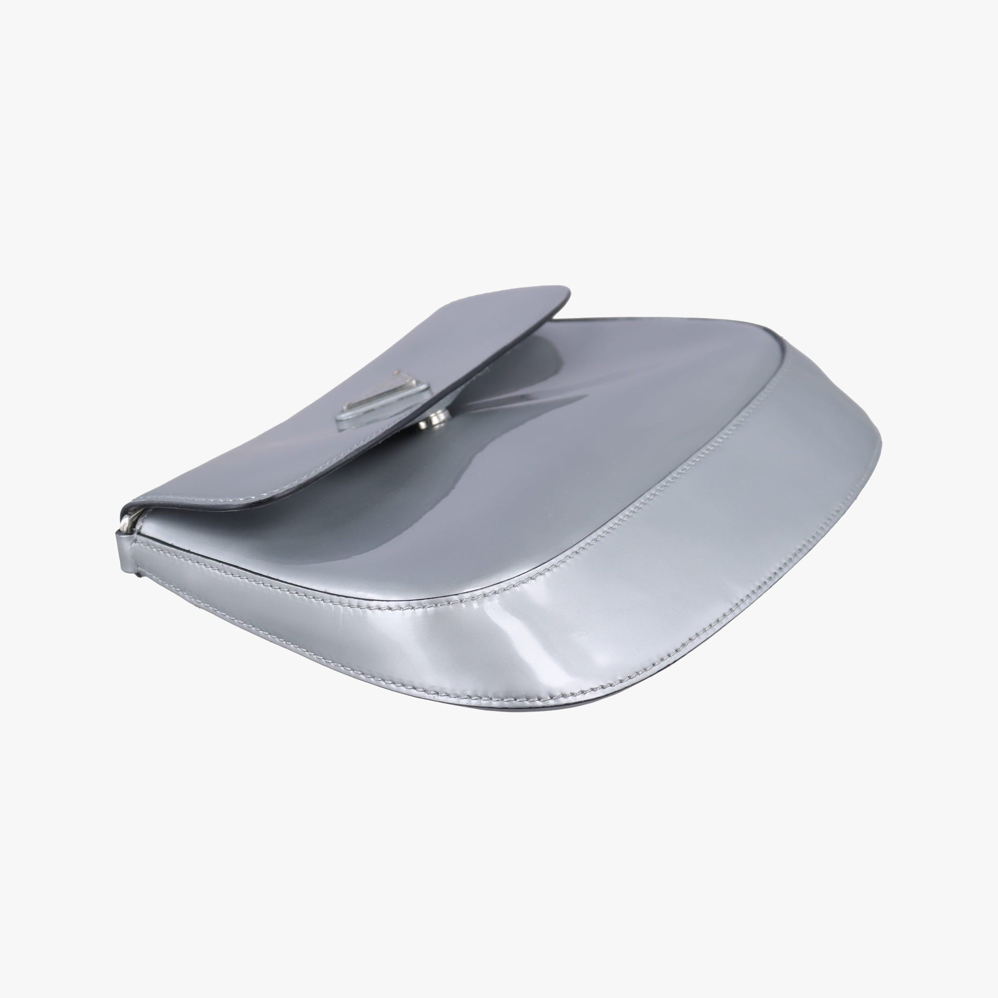 Cleo Flap Silver Leather 7/Dクレオフラップ シルバー レザー 7/D