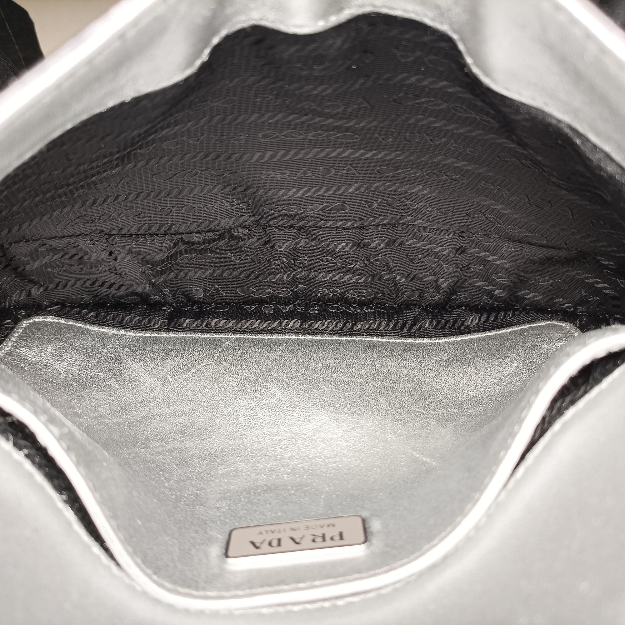 Cleo Flap Silver Leather 7/Dクレオフラップ シルバー レザー 7/D