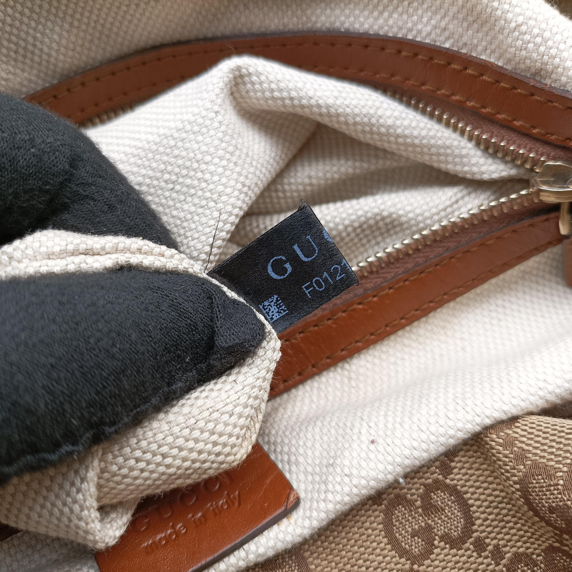 Brick Lane Brown canvas×leather 296897 F012126683ブリックレーン ブラウン キャンバス×レザー 296897 F012126683