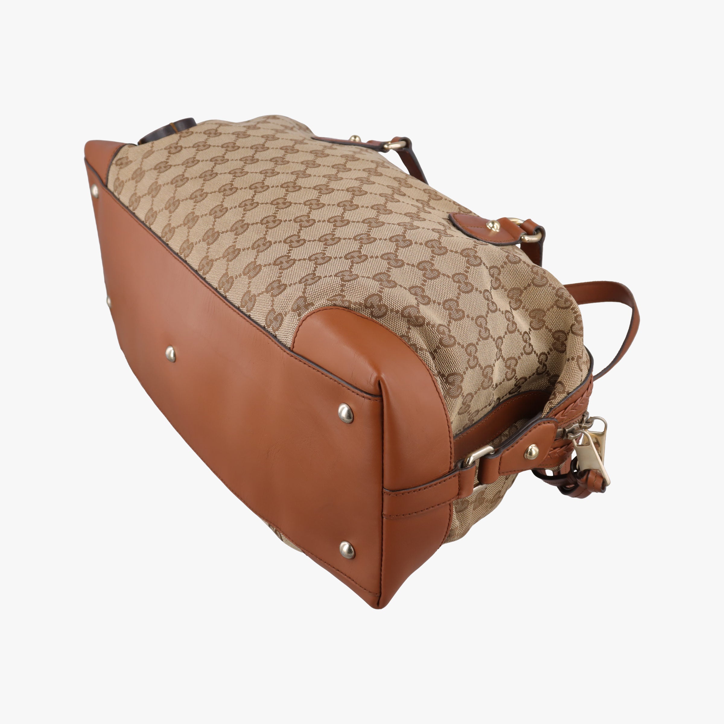 Brick Lane Brown canvas×leather 296897 F012126683ブリックレーン ブラウン キャンバス×レザー 296897 F012126683