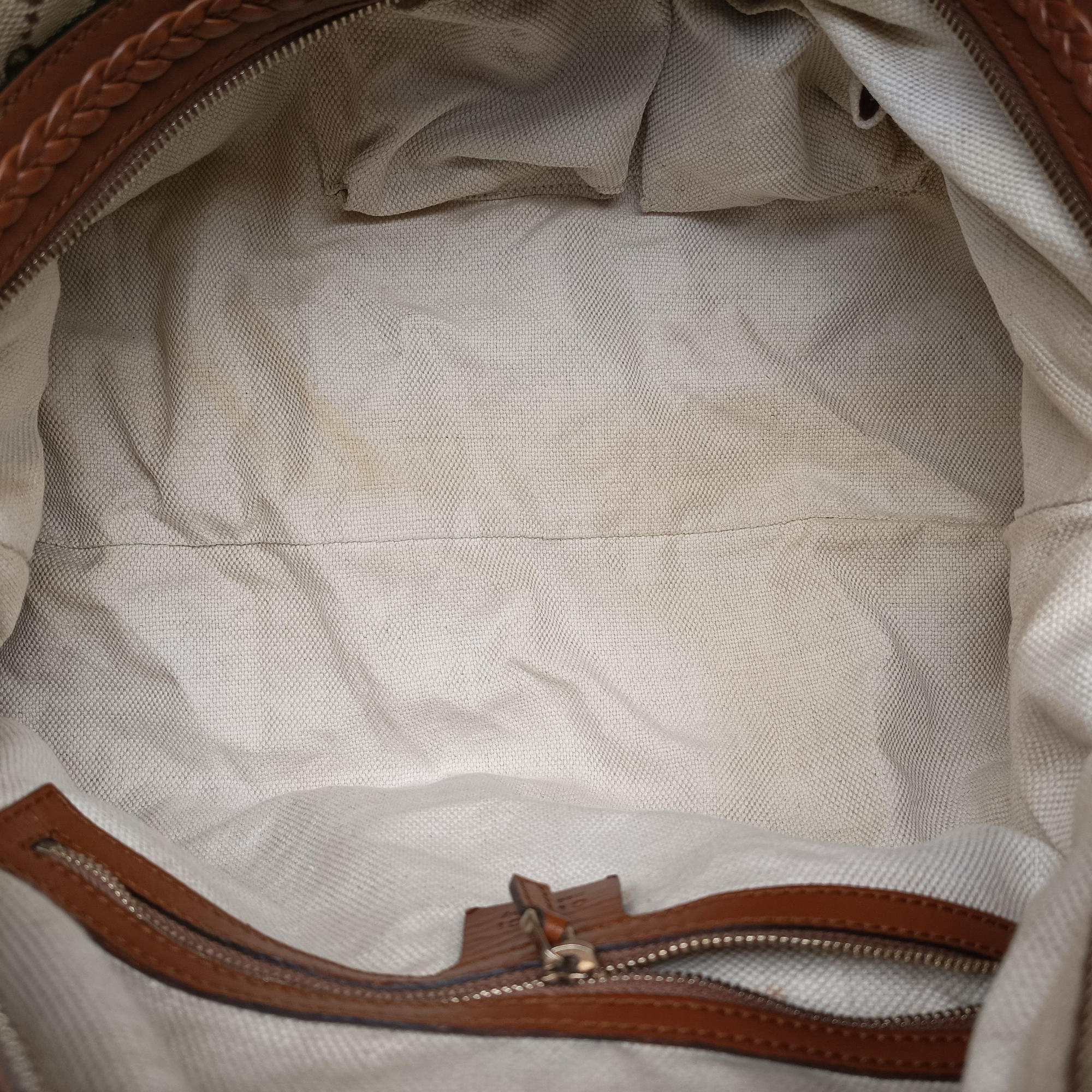 Brick Lane Brown canvas×leather 296897 F012126683ブリックレーン ブラウン キャンバス×レザー 296897 F012126683