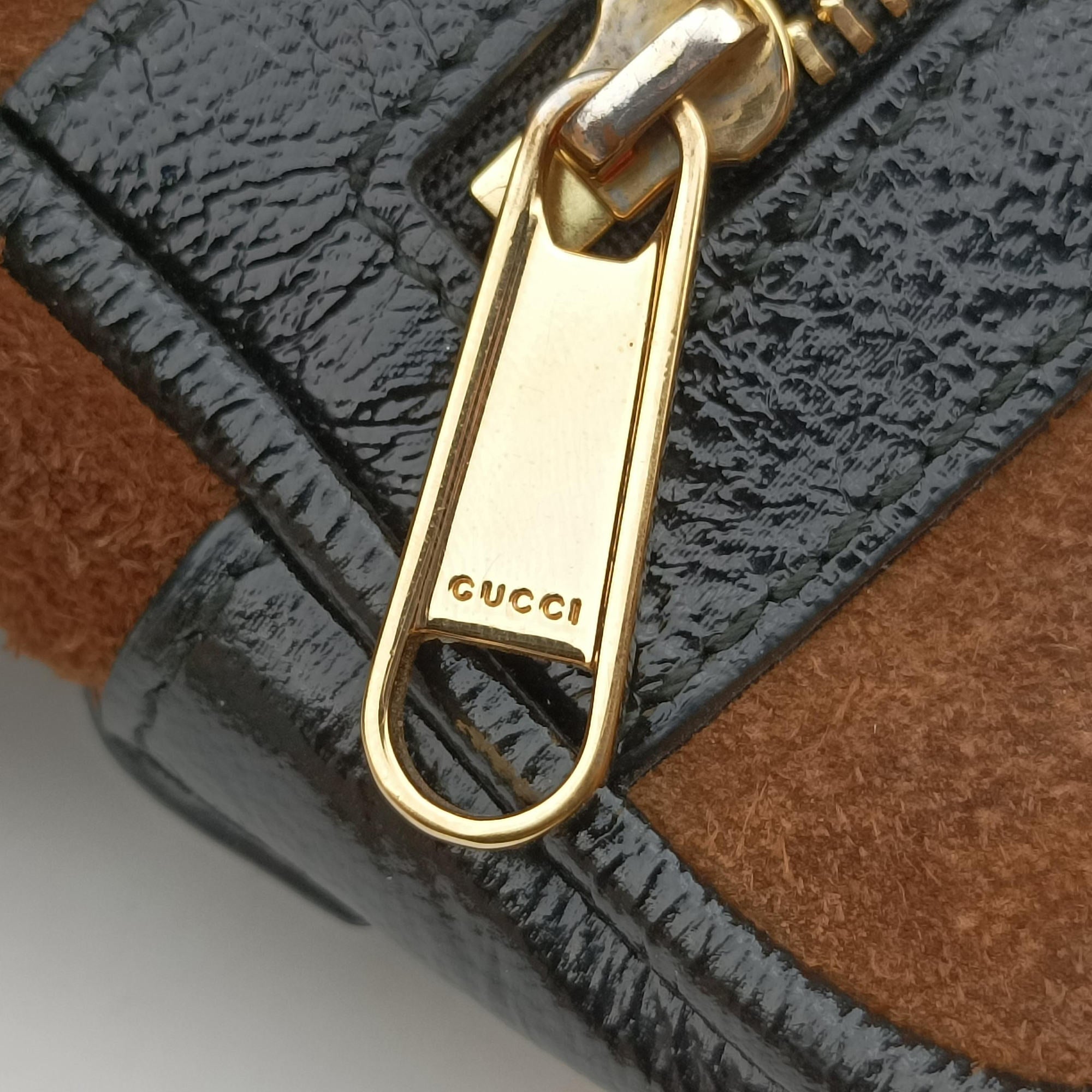 Ophidia Brown×black×multi Leather × suede 573321 オフィディア ブラウン×ブラック×マルチ レザー×スエード 573321 