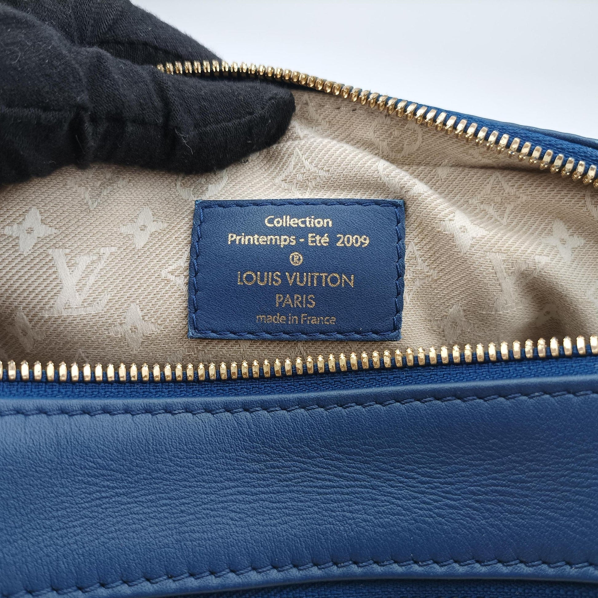 Flight Paname Paname Line Blue Supple Calfskin Leather M45509 SP0039フライト パナーム パナームライン ブルー スムースレザー M45509 SP0039