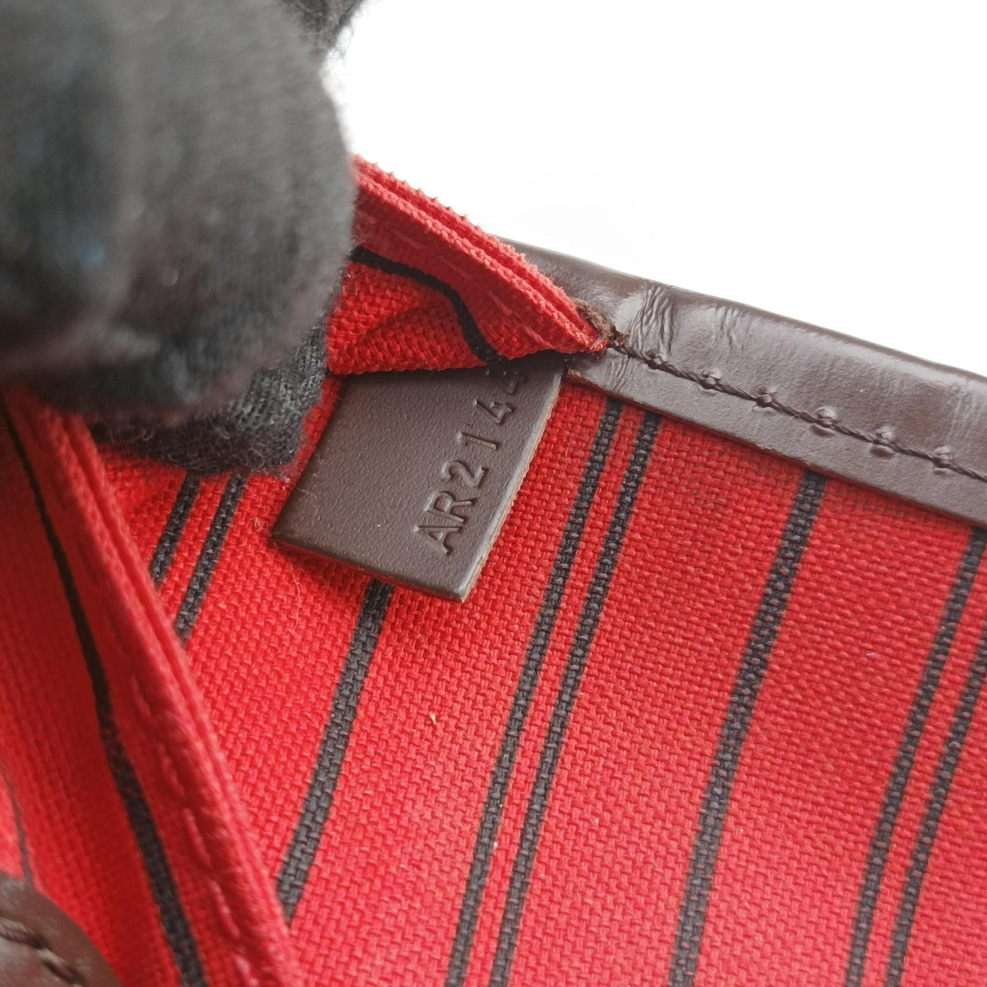 NEVERFULL MM EBENE Damier Canvas N51105 AR2144ネヴァーフルMM エベヌ ダミエキャンバス N51105 AR2144