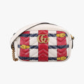 GG Marmont White × MultiColor Leather 448065 F021470029GGマーモント ホワイト × マルチカラー レザー 448065 F021470029
