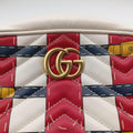 GG Marmont White × MultiColor Leather 448065 F021470029GGマーモント ホワイト × マルチカラー レザー 448065 F021470029