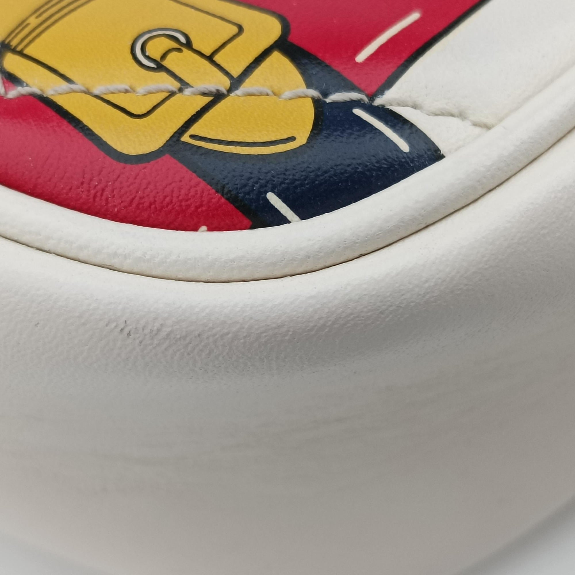 GG Marmont White × MultiColor Leather 448065 F021470029GGマーモント ホワイト × マルチカラー レザー 448065 F021470029