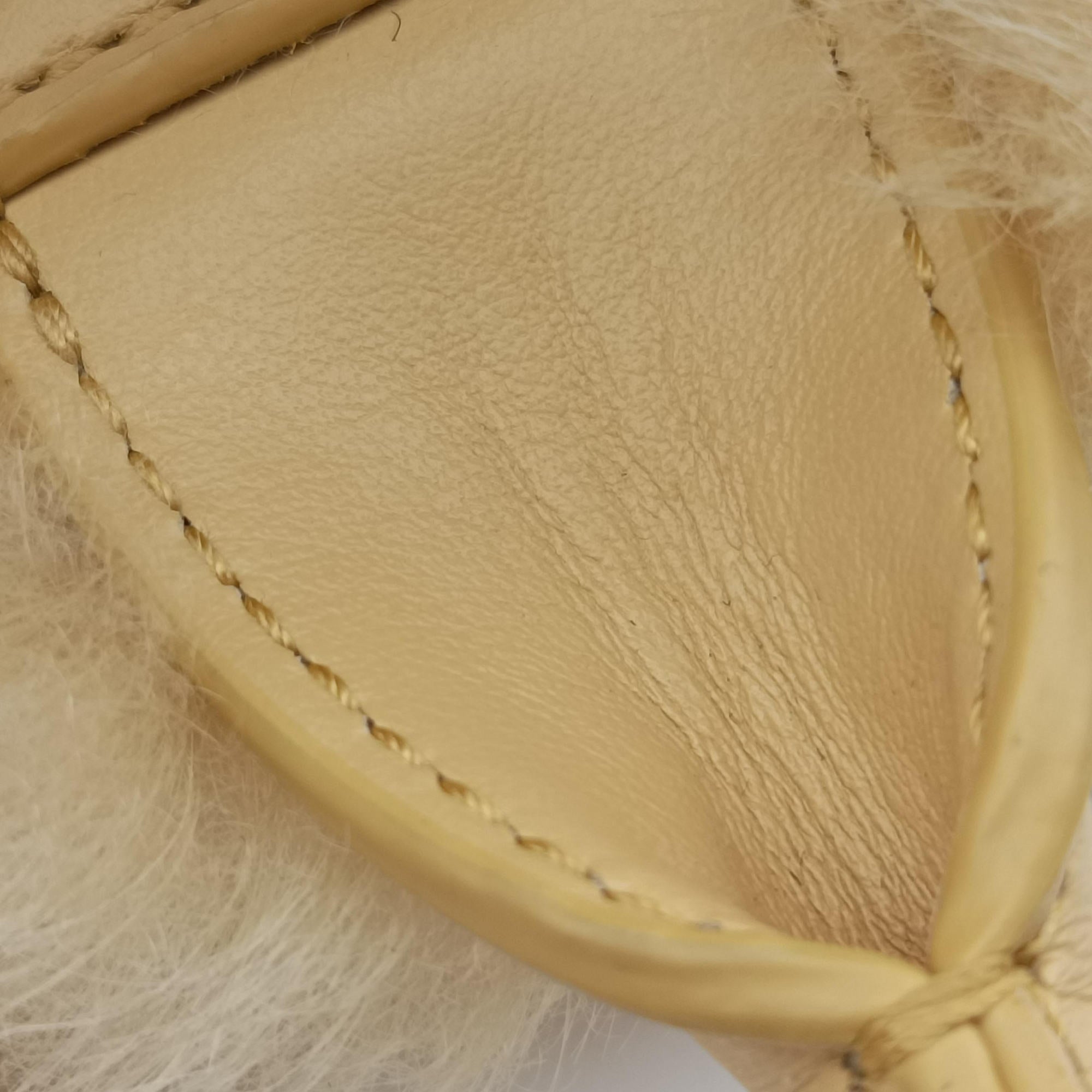 Sac Cabas Arco Yellow Lambswool B09459576Eサック カバス アルコ イエロー ラムズウール B09459576E