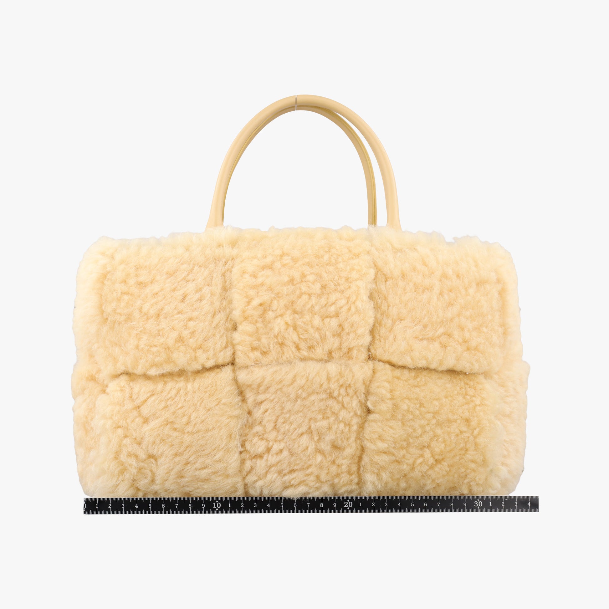 Sac Cabas Arco Yellow Lambswool B09459576Eサック カバス アルコ イエロー ラムズウール B09459576E