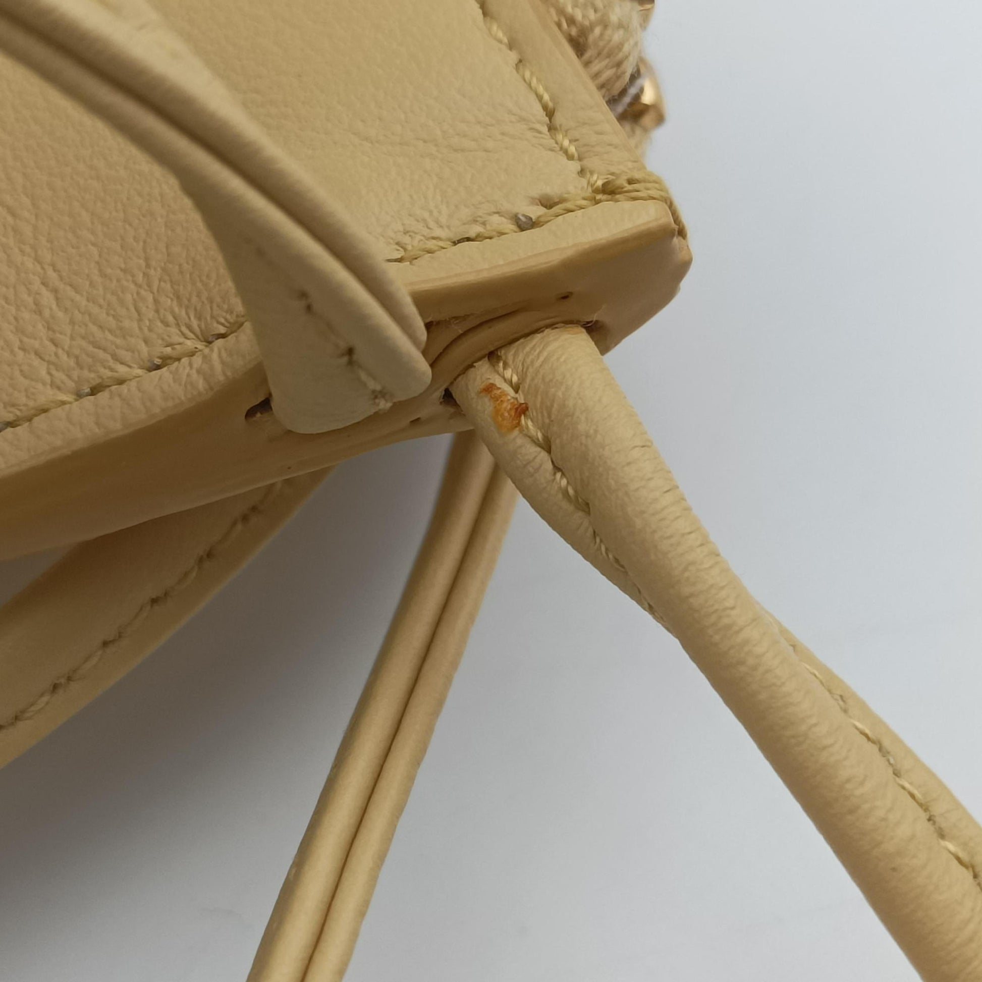 Sac Cabas Arco Yellow Lambswool B09459576Eサック カバス アルコ イエロー ラムズウール B09459576E