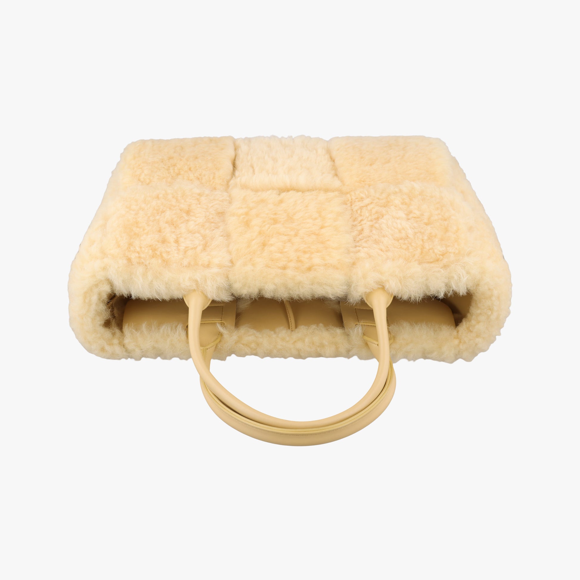 Sac Cabas Arco Yellow Lambswool B09459576Eサック カバス アルコ イエロー ラムズウール B09459576E