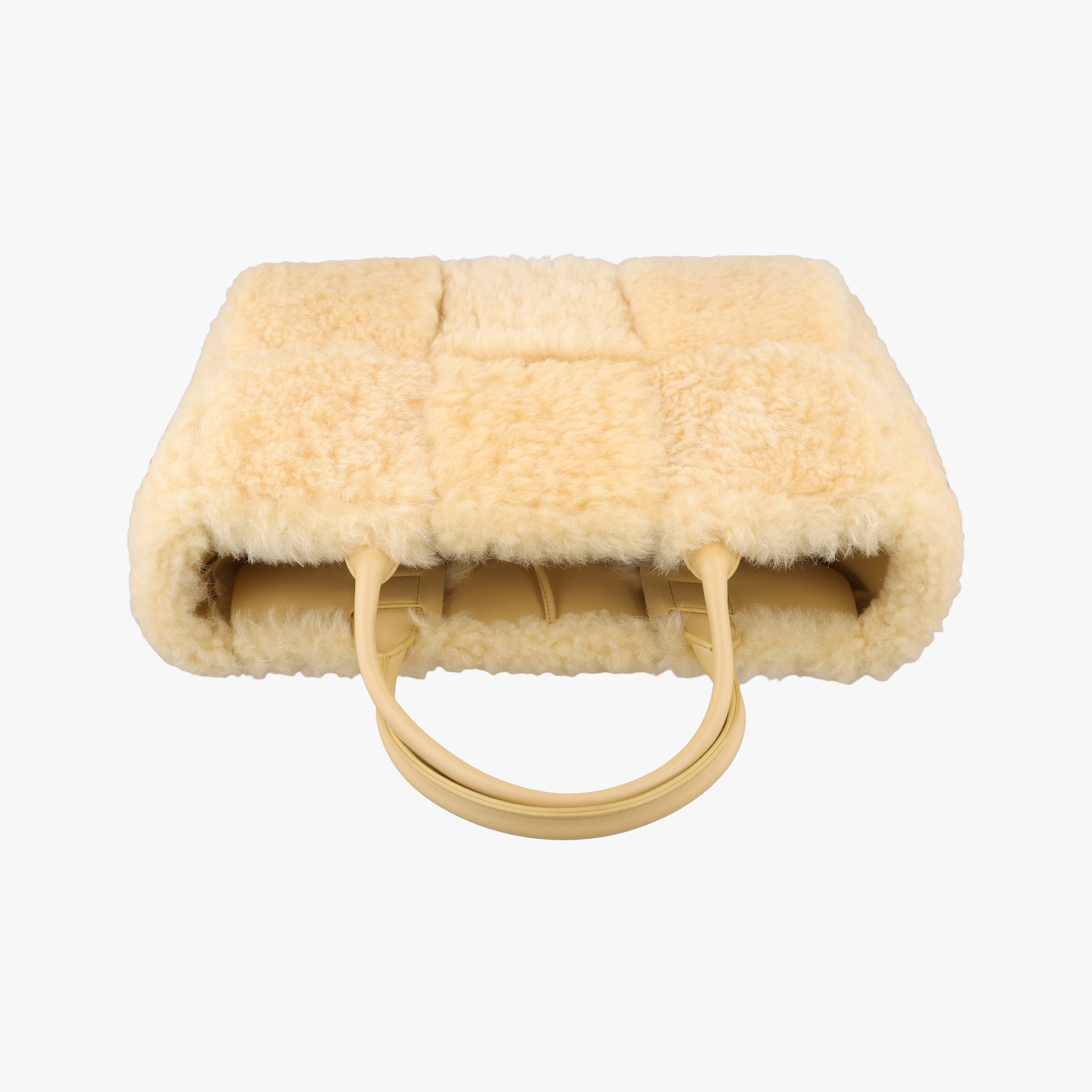 Sac Cabas Arco Yellow Lambswool B09459576Eサック カバス アルコ イエロー ラムズウール B09459576E