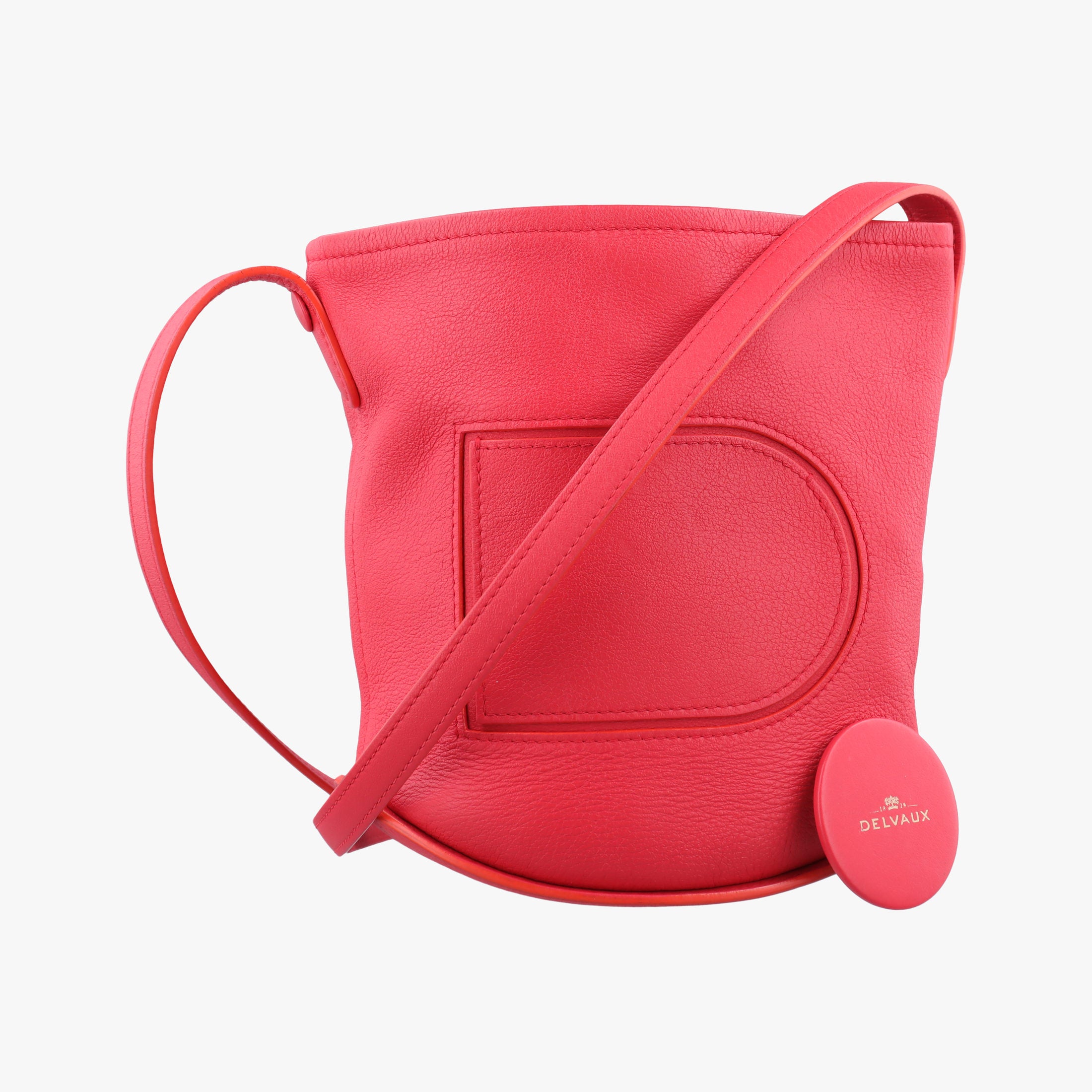 Pin Mini Bucket Red Leather パン ミニ バケット レッド レザー 