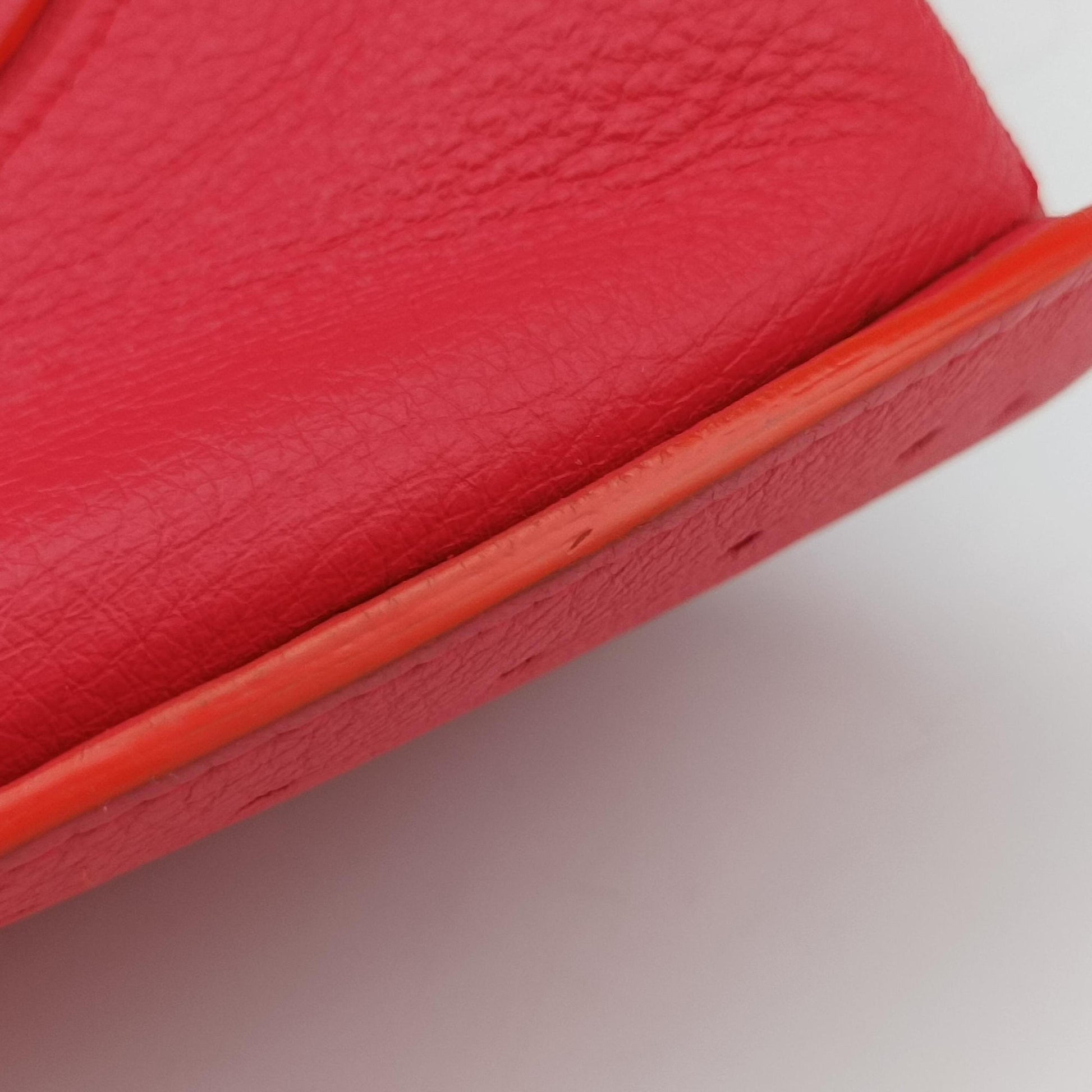 Pin Mini Bucket Red Leather パン ミニ バケット レッド レザー 