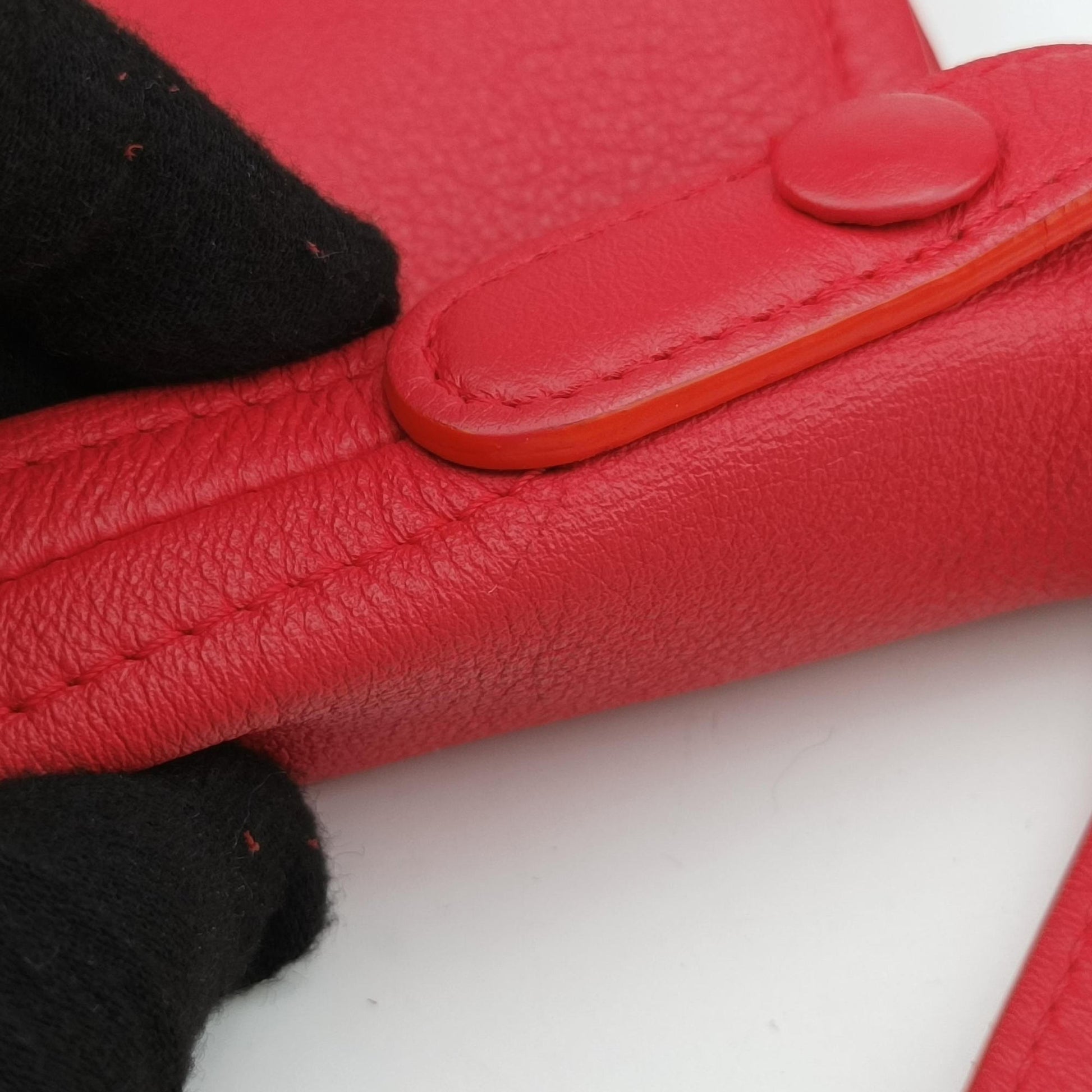 Pin Mini Bucket Red Leather パン ミニ バケット レッド レザー 