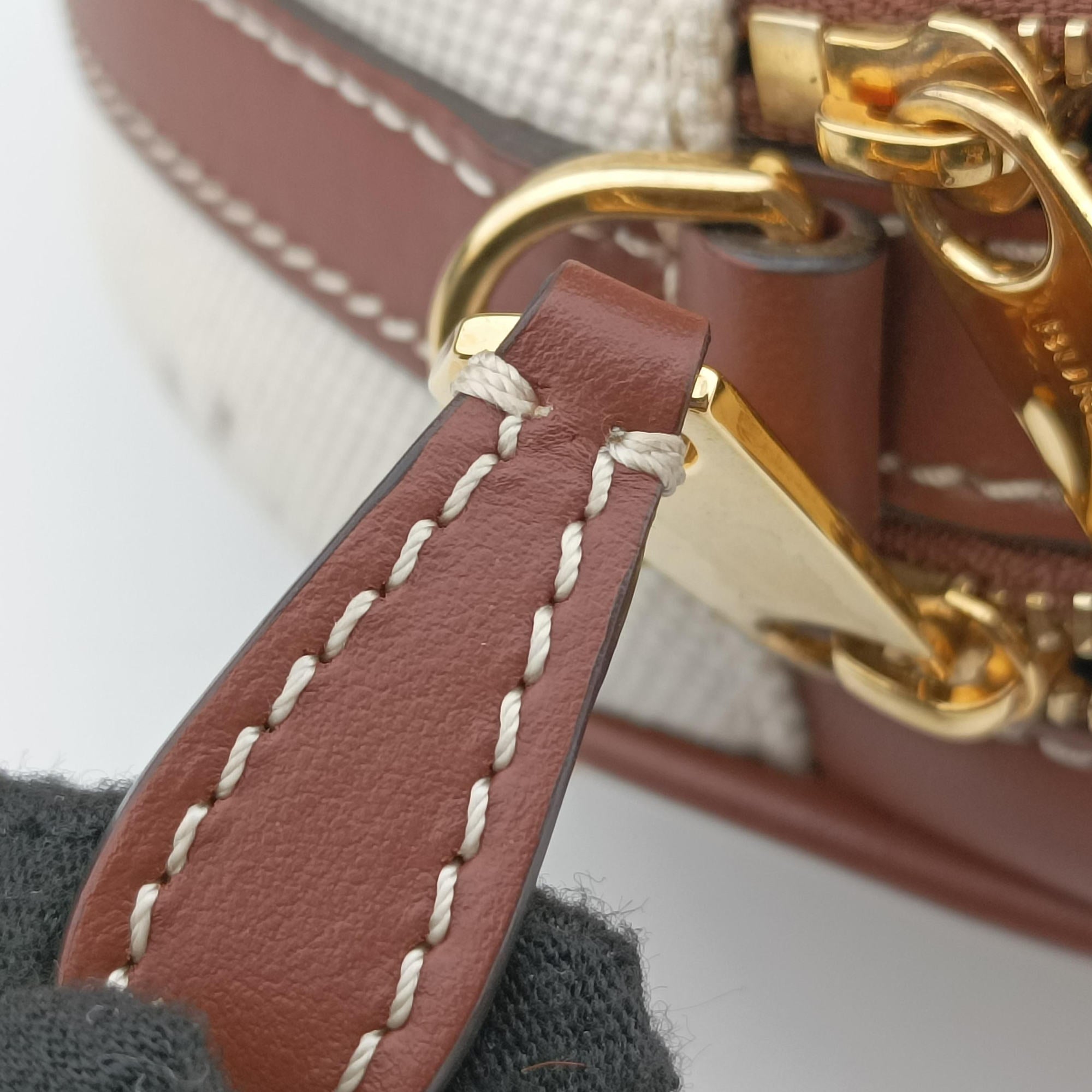 LOUISE Beige × Brown Canvas×Leather ITSAMSRL3335CAMルイーズ ベージュ × ブラウン キャンバス×レザー ITSAMSRL3335CAM
