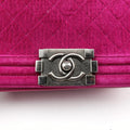 BOY CHANEL Rose velour A67416 17331264ボーイシャネル ローズ レッド ベロア A67416 17331264
