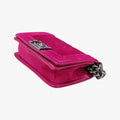 BOY CHANEL Rose velour A67416 17331264ボーイシャネル ローズ レッド ベロア A67416 17331264