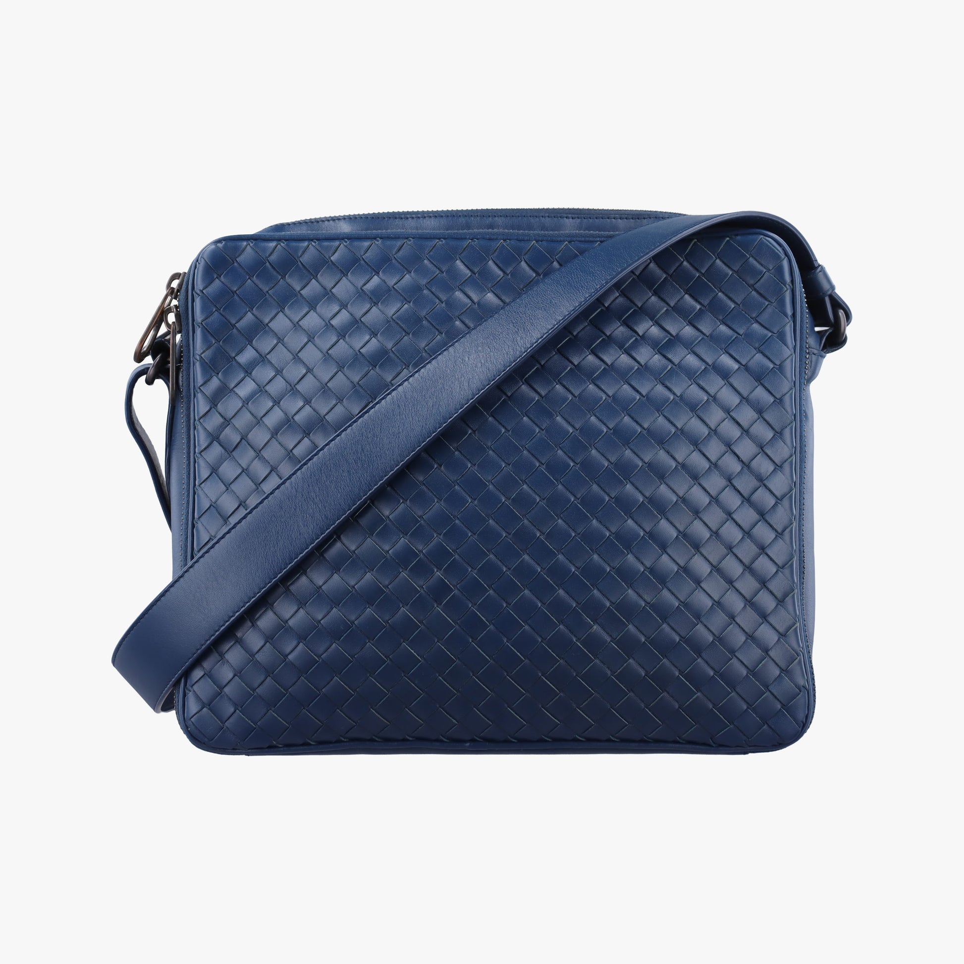 Intrecciato Navy lambskin B05679903Vイントレチャート ネイビー ラムスキン B05679903V