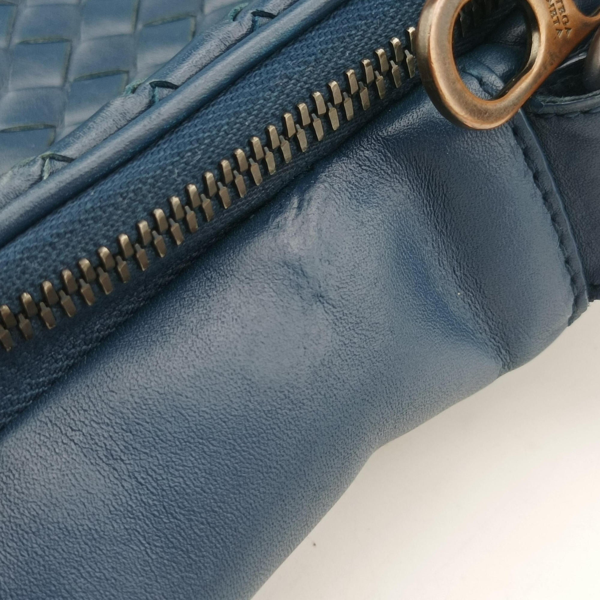Intrecciato Navy lambskin B05679903Vイントレチャート ネイビー ラムスキン B05679903V