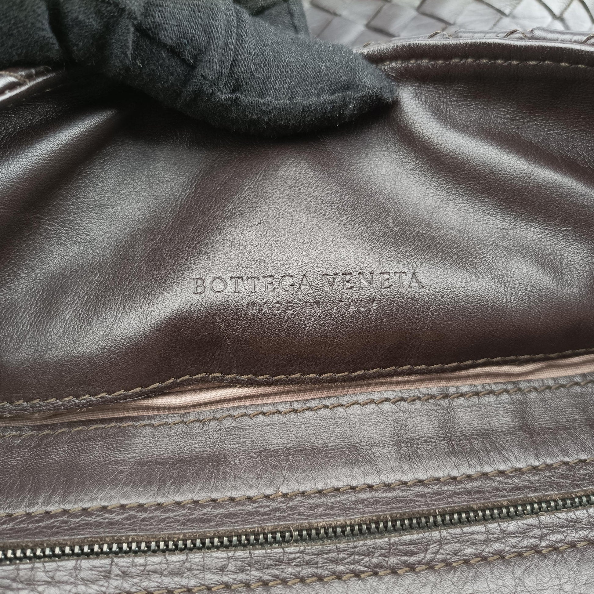 Intrecciato Brown lambskin B00659442Vイントレチャート ブラウン ラムスキン B00659442V