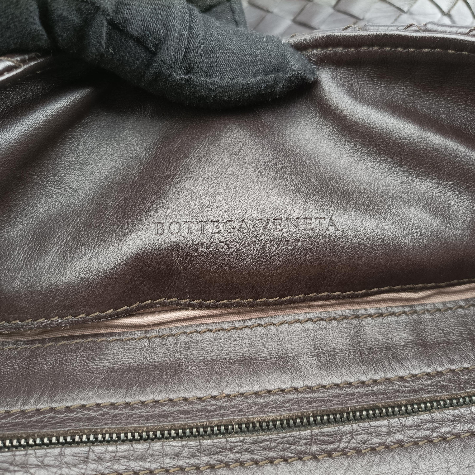 Intrecciato Brown lambskin B00659442Vイントレチャート ブラウン ラムスキン B00659442V