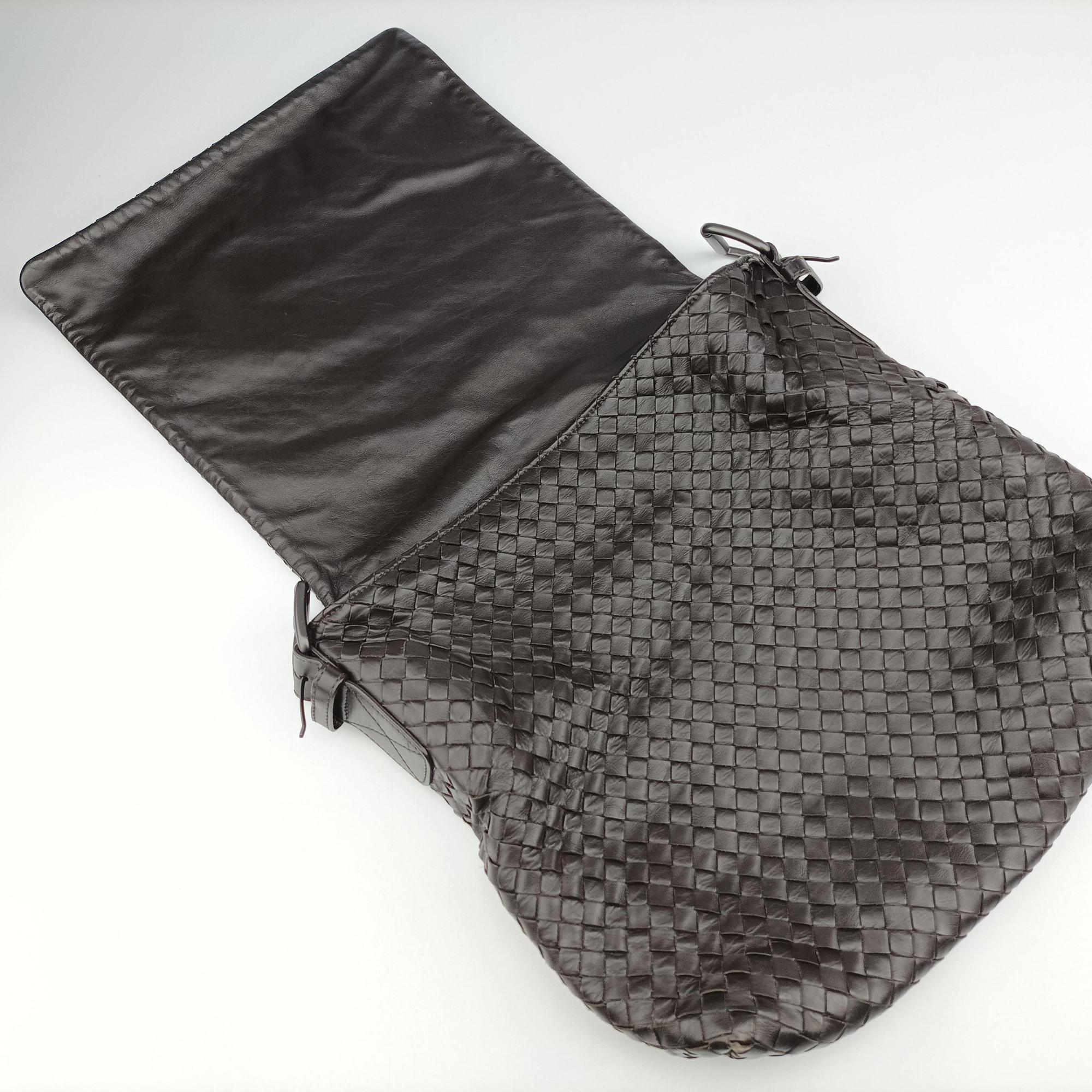 Intrecciato Brown lambskin B00659442Vイントレチャート ブラウン ラムスキン B00659442V