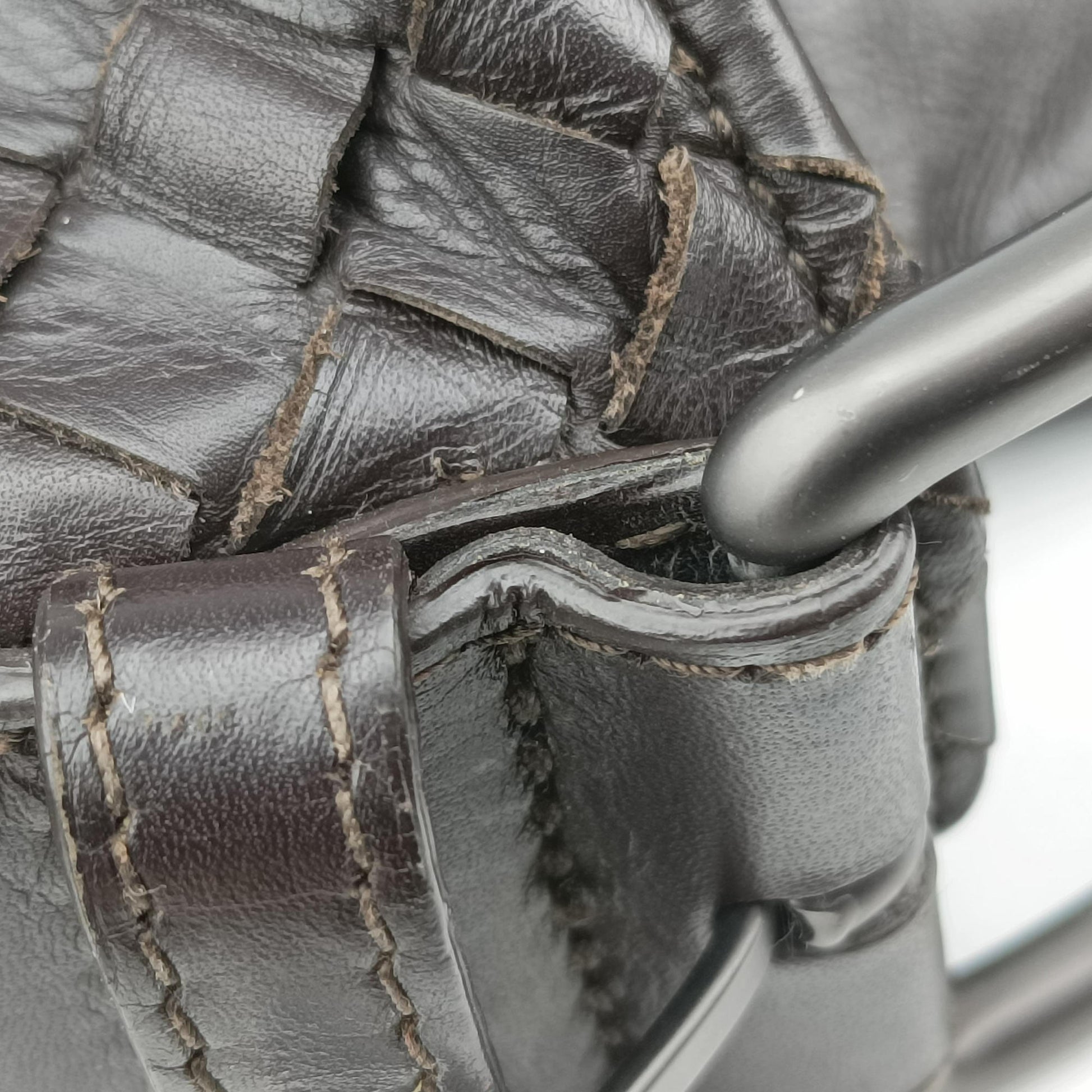 Intrecciato Brown lambskin B00659442Vイントレチャート ブラウン ラムスキン B00659442V