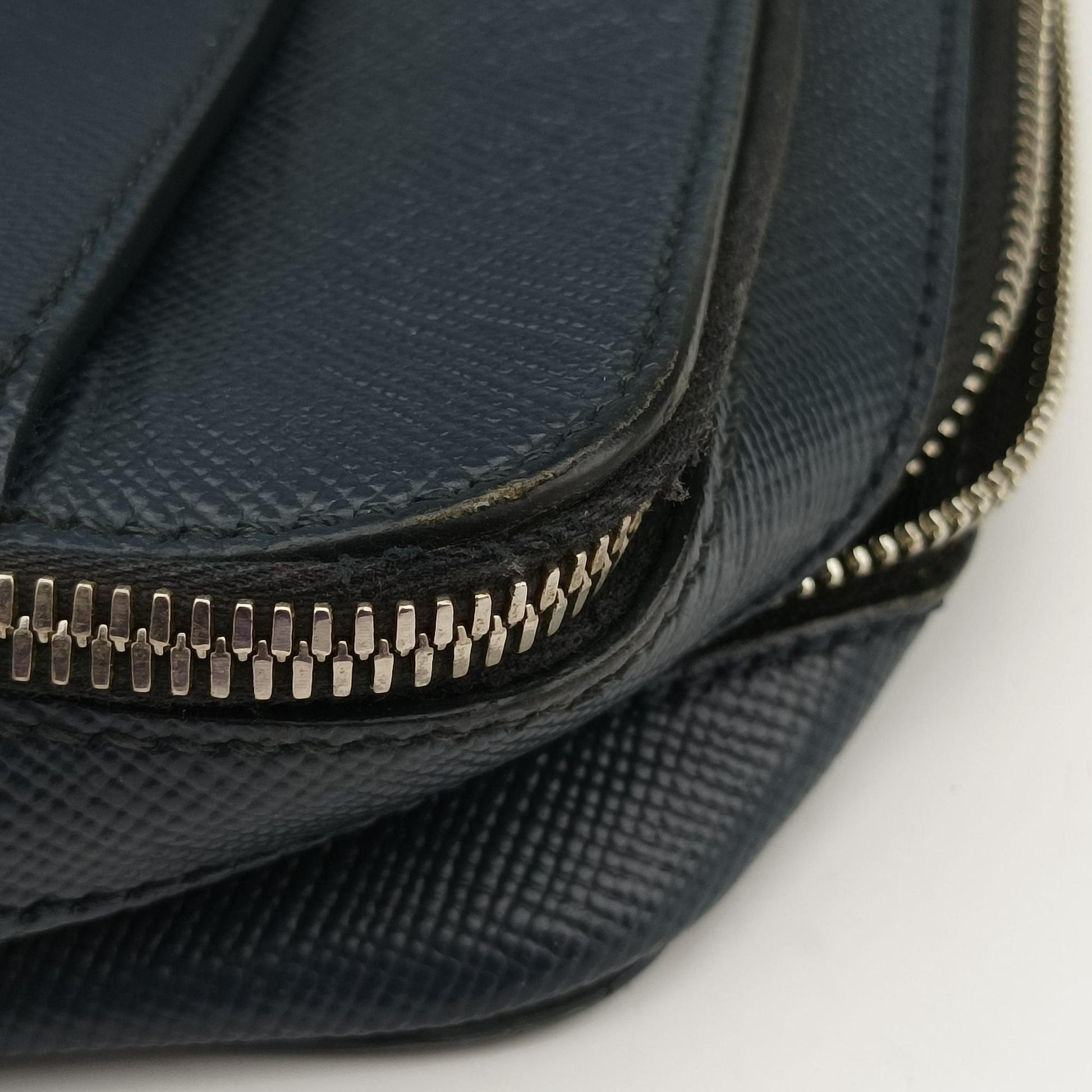 Business Briefcase Navy SAFFIANO Leather 2VE368 8Bビジネス ブリーフケース ブルーブラック サフィアーノレザー 2VE368 8B