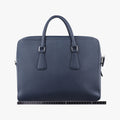 Business Briefcase Navy SAFFIANO Leather 2VE368 8Bビジネス ブリーフケース ブルーブラック サフィアーノレザー 2VE368 8B