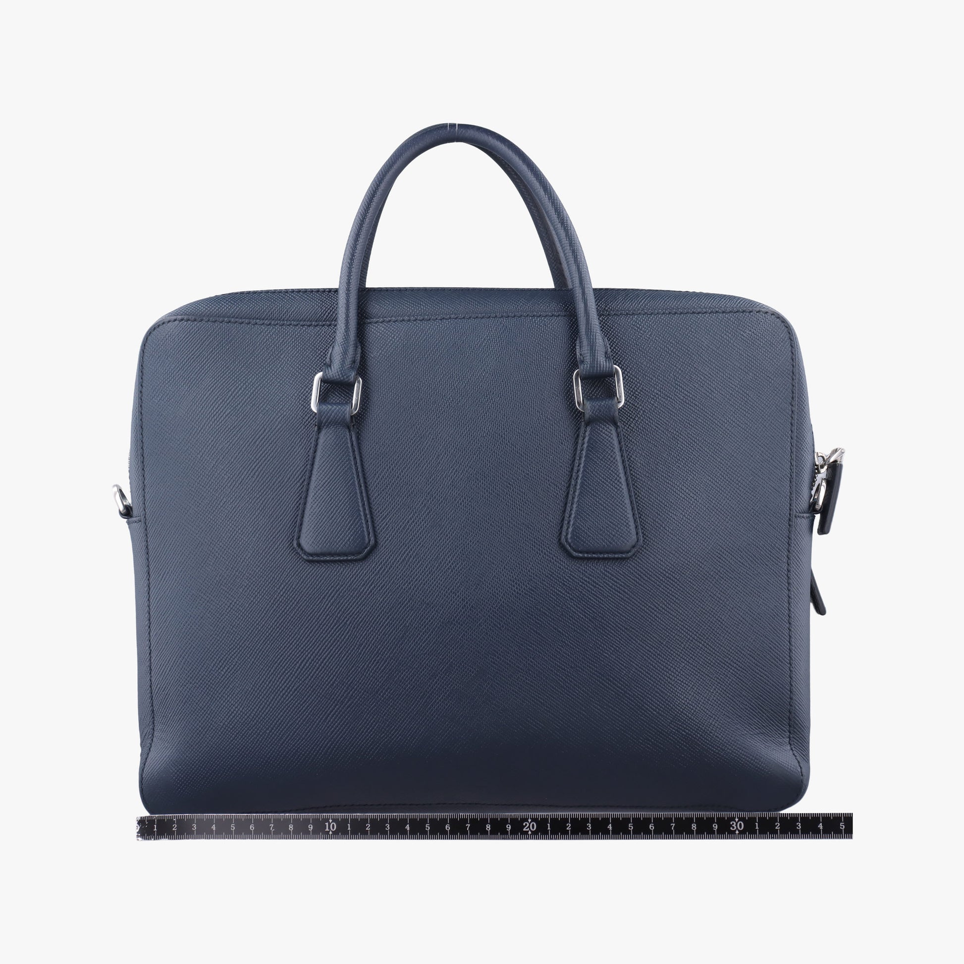Business Briefcase Navy SAFFIANO Leather 2VE368 8Bビジネス ブリーフケース ブルーブラック サフィアーノレザー 2VE368 8B