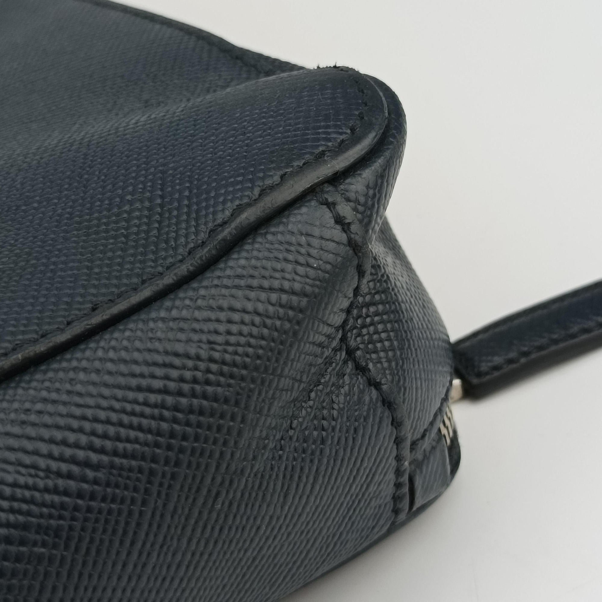 Business Briefcase Navy SAFFIANO Leather 2VE368 8Bビジネス ブリーフケース ブルーブラック サフィアーノレザー 2VE368 8B
