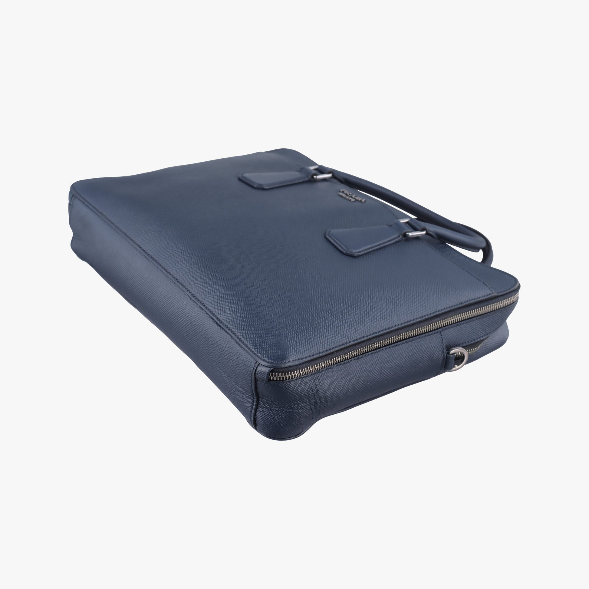 Business Briefcase Navy SAFFIANO Leather 2VE368 8Bビジネス ブリーフケース ブルーブラック サフィアーノレザー 2VE368 8B