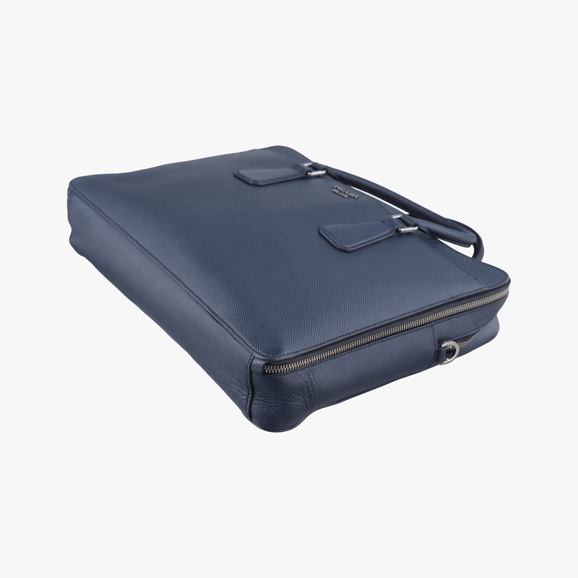 Business Briefcase Navy SAFFIANO Leather 2VE368 8Bビジネス ブリーフケース ブルーブラック サフィアーノレザー 2VE368 8B