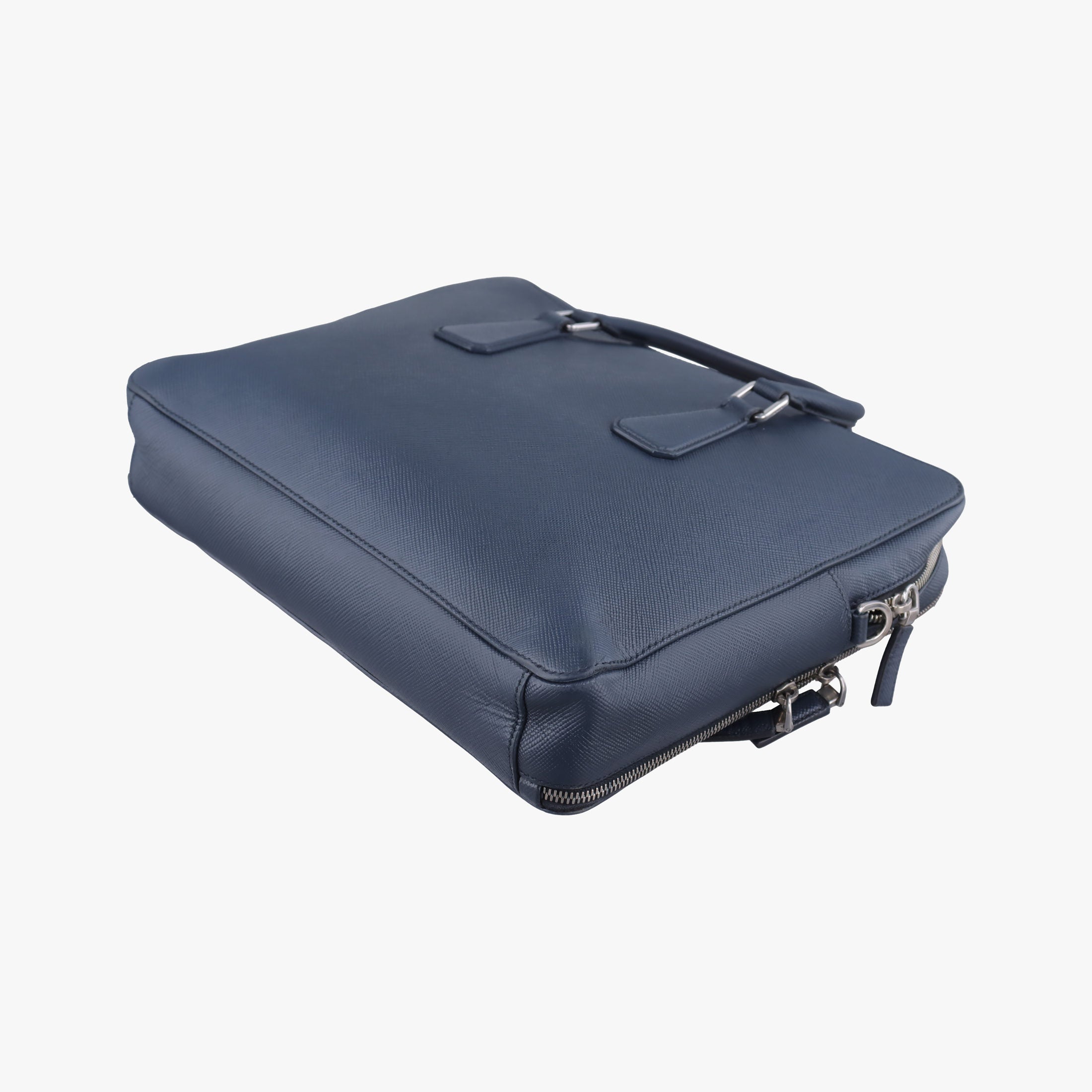 Business Briefcase Navy SAFFIANO Leather 2VE368 8Bビジネス ブリーフケース ブルーブラック サフィアーノレザー 2VE368 8B