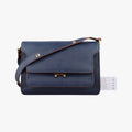 TRUNK Navy Saffiano Leather  トランク ネイビー サフィアーノレザー 