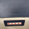 TRUNK Navy Saffiano Leather  トランク ネイビー サフィアーノレザー 