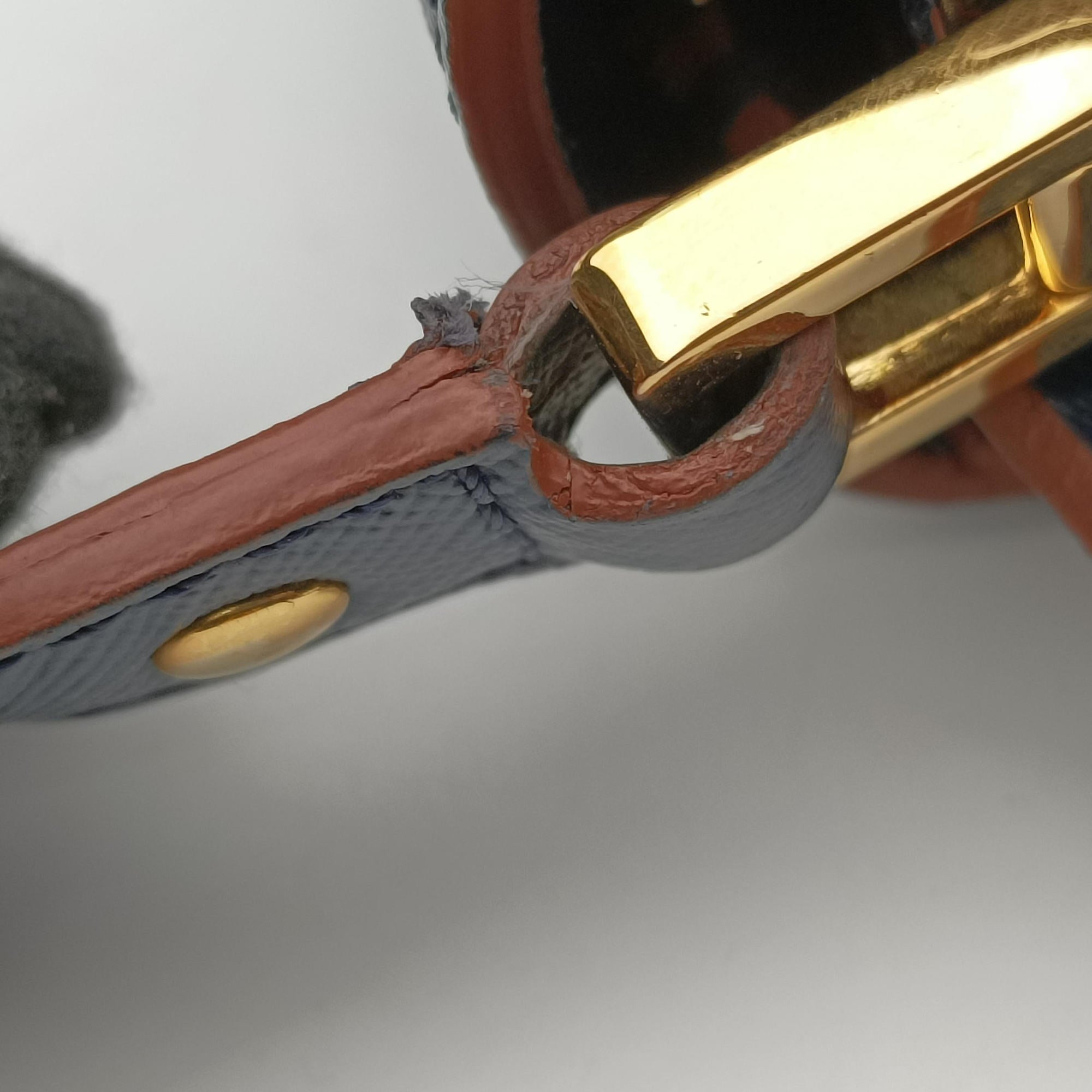 TRUNK Navy Saffiano Leather  トランク ネイビー サフィアーノレザー 